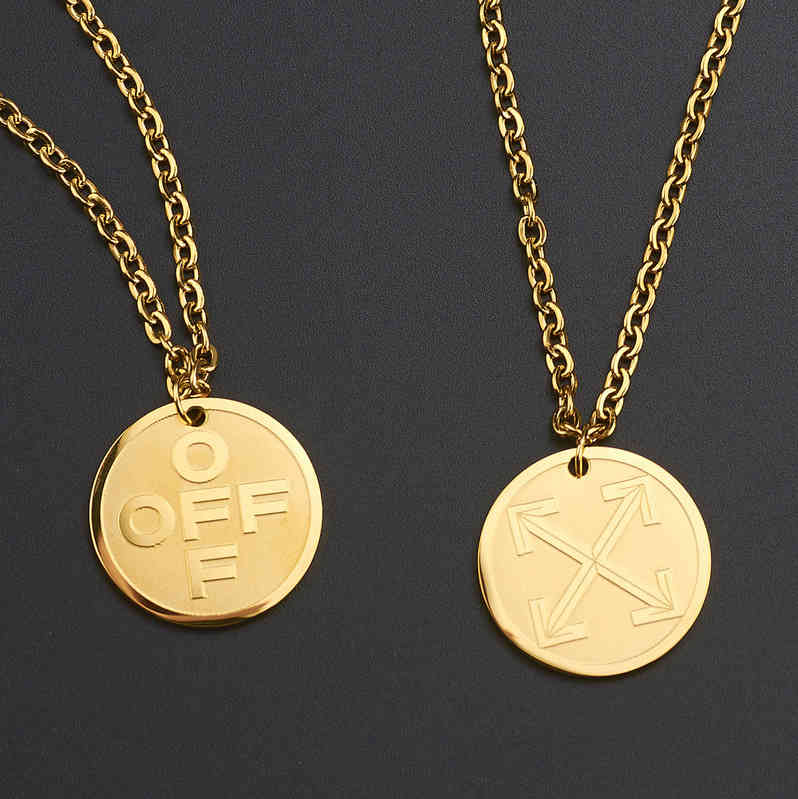 Brands Beanies Off Tide Brand Co Branded Arrow Necklace Ow Cross Pendant Men and Women Trendsetter Street Disco Chain White B291
Brands Beanies Off Tide Brand Co Branded Arrow Necklace Ow Cross Pendant Men and Women Trendsetter Street Disco Chain White B291