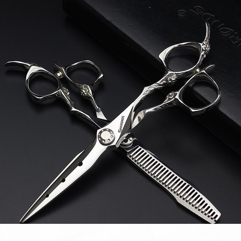 Professional Authentic Sharonds Barber Shop Hair Stylist Special 6-inch Flat Cut 10%-15% Thinning Hair Cut Combo Set Shears
Professional Authentic Sharonds Barber Shop Hair Stylist Special 6-inch Flat Cut 10%-15% Thinning Hair Cut Combo Set Shears