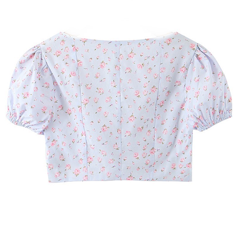 Single-breasted Button Elastic V neck Ruched Tank Tops Women Summer Short Sleeve Crop Top Streetwear Sexy Cool Girls Tees 210429