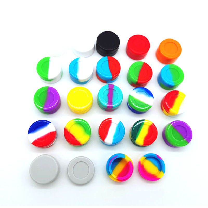 Round 5ml Silicone Boxes Jar Bottles Container Tub Jars Tool Oil Rigs Slicks For Smoking Accessories Box Storage HH21-266
Round 5ml Silicone Boxes Jar Bottles Container Tub Jars Tool Oil Rigs Slicks For Smoking Accessories Box Storage HH21-266