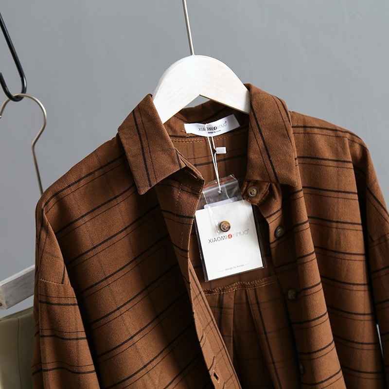 Vintage Loose Long Sleeve Shirt Oversize Women Blouse Autumn Front Short Back Turn-Down Collar Casual Tops 10870 210506