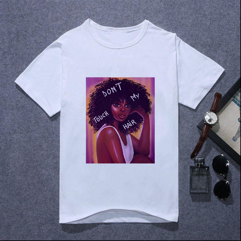 melanin black cool girl women t shirts print harajuku graphic summer hip hop femme vogue top, White
melanin black cool girl women t shirts print harajuku graphic summer hip hop femme vogue top, White
