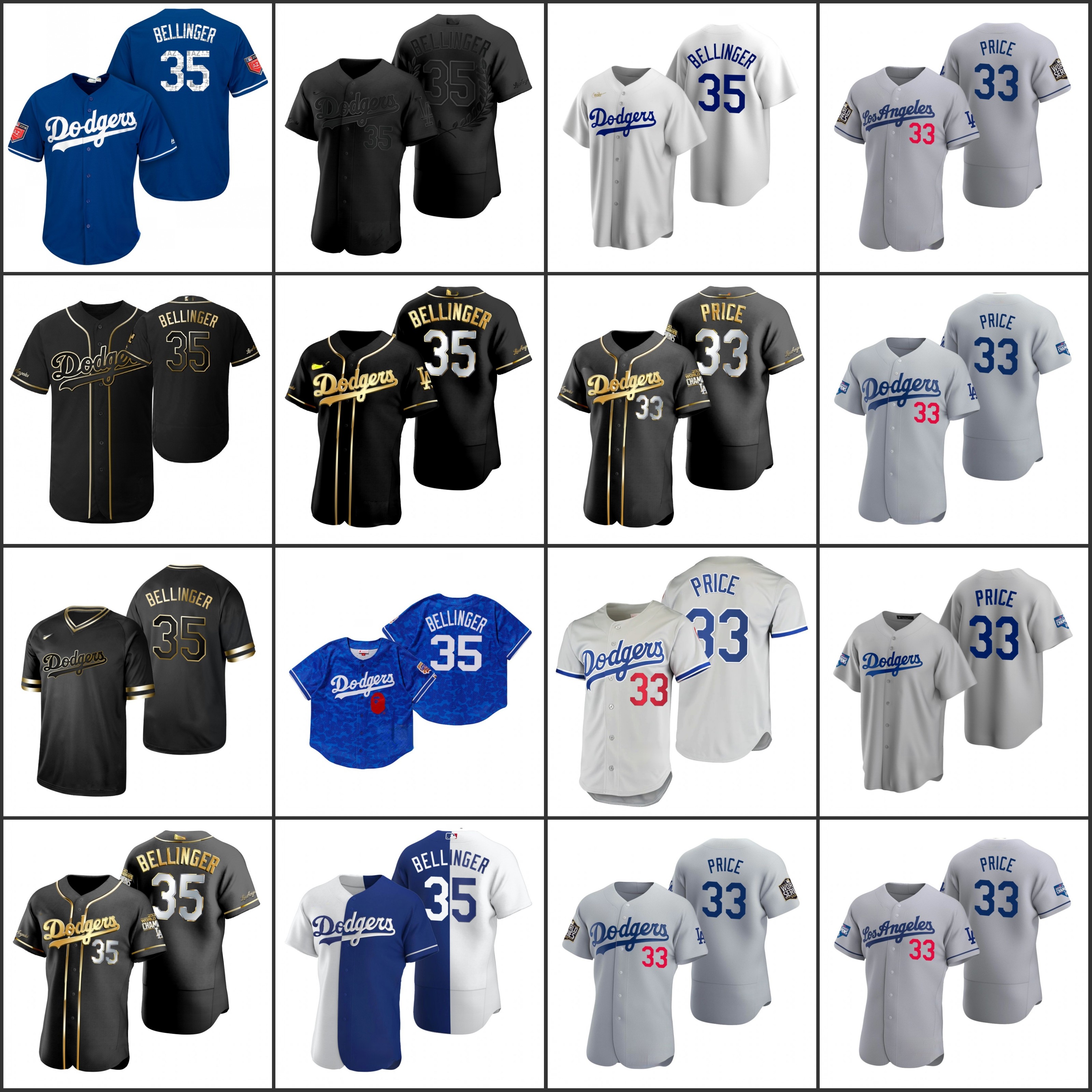 Los Angeles Dodgers men 35 Cody Bellinger33 David Price women youth jersey, Black;red
Los Angeles Dodgers men 35 Cody Bellinger33 David Price women youth jersey, Black;red