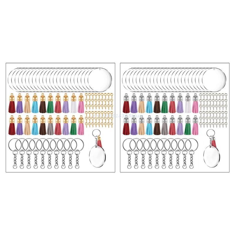 Keychains 200 Pcs Acrylic Keychain Blanks Kit For DIY Projects Crafts With Key Rings Jump Round Clear Discs Circles Tassel Dropship, Silver
Keychains 200 Pcs Acrylic Keychain Blanks Kit For DIY Projects Crafts With Key Rings Jump Round Clear Discs Circles Tassel Dropship, Silver
