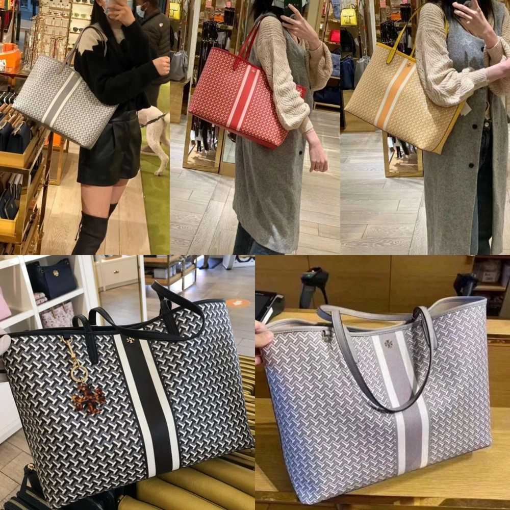 American tory Gemini TB women's bag PVC one shoulder cross carry Shopping Tote Bag, Black
American tory Gemini TB women's bag PVC one shoulder cross carry Shopping Tote Bag, Black