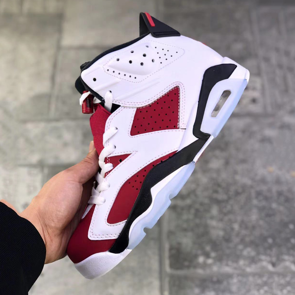 2021 jumpman Carmine 6 mens basketball shoes high quality fashion CT8529-106 White Black red 6s men trainers sports sneakers 40-47 soft Breathe athletic, Color#1
2021 jumpman Carmine 6 mens basketball shoes high quality fashion CT8529-106 White Black red 6s men trainers sports sneakers 40-47 soft Breathe athletic, Color#1