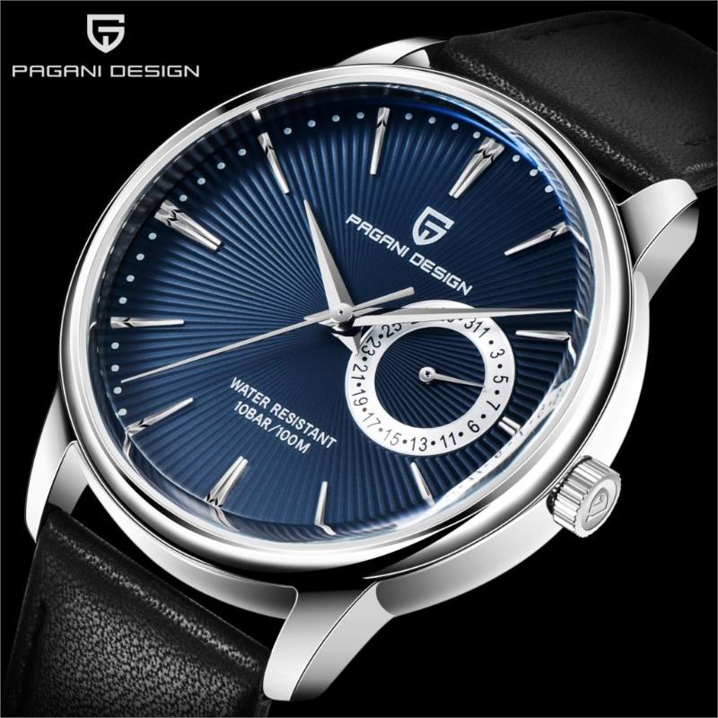 Wristwatches 2022 Pagan Design Men's Automatic Quartz Watch Leisure Sports Military Business Waterproof Reloj Hombre, Slivery;brown
Wristwatches 2022 Pagan Design Men's Automatic Quartz Watch Leisure Sports Military Business Waterproof Reloj Hombre, Slivery;brown