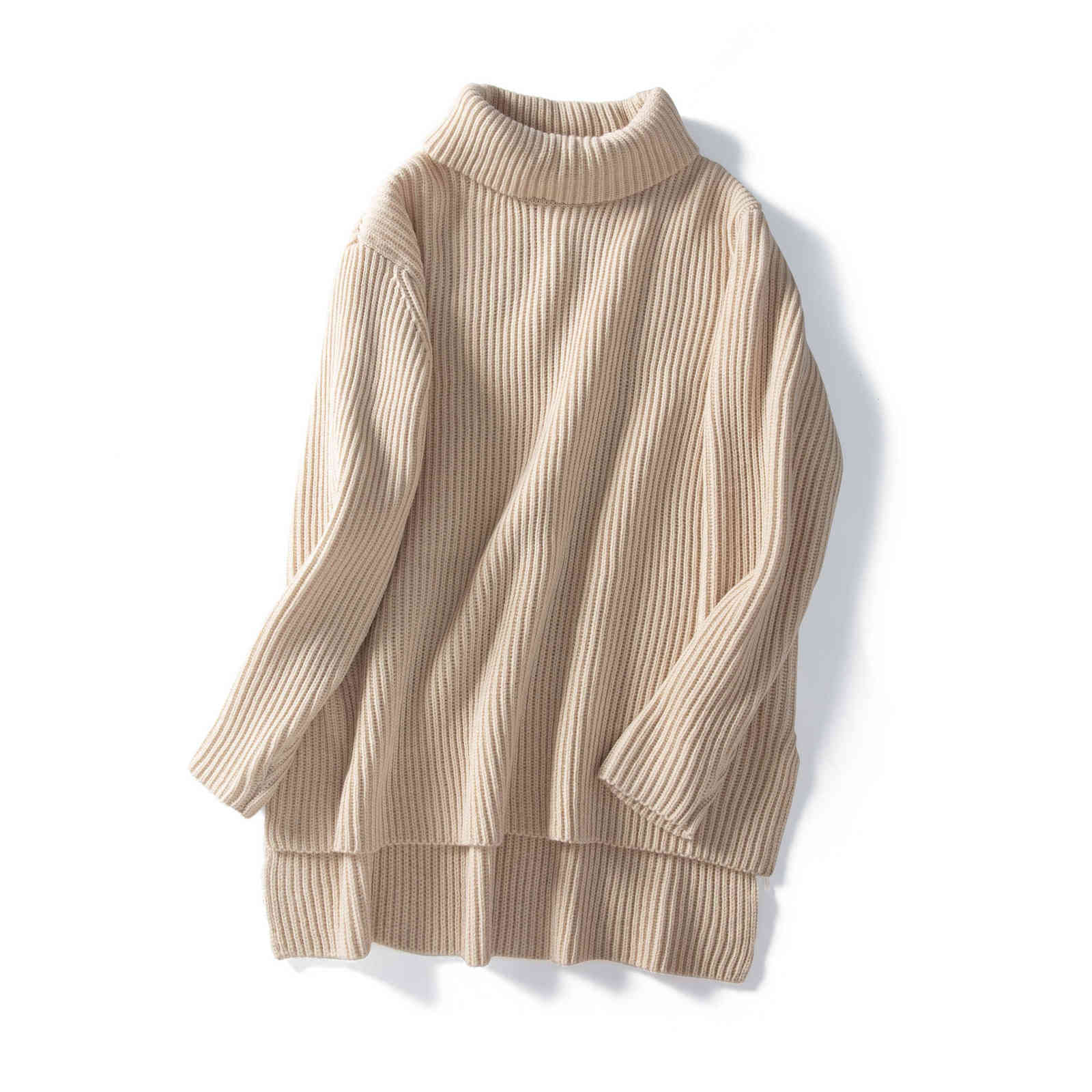 2021 Autumn Winter New design Wool Sweater Women Fashion Loose Thick Warm Turtleneck Pullovers Female Jumper Y1110, Beige
2021 Autumn Winter New design Wool Sweater Women Fashion Loose Thick Warm Turtleneck Pullovers Female Jumper Y1110, Beige