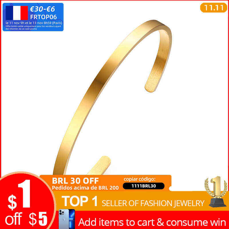 Vnox Simple Cuff Bracelet Manchette Gold Tone Stainless Steel Bangle for Women s Bangles Pulseiras
Vnox Simple Cuff Bracelet Manchette Gold Tone Stainless Steel Bangle for Women s Bangles Pulseiras