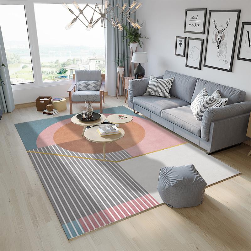 Carpets Carpet Sofa Coffee Table Bedroom Bedside Nordic Style Geometric Decoration Living Room Washable Rug Floor Decor Mat For
Carpets Carpet Sofa Coffee Table Bedroom Bedside Nordic Style Geometric Decoration Living Room Washable Rug Floor Decor Mat For