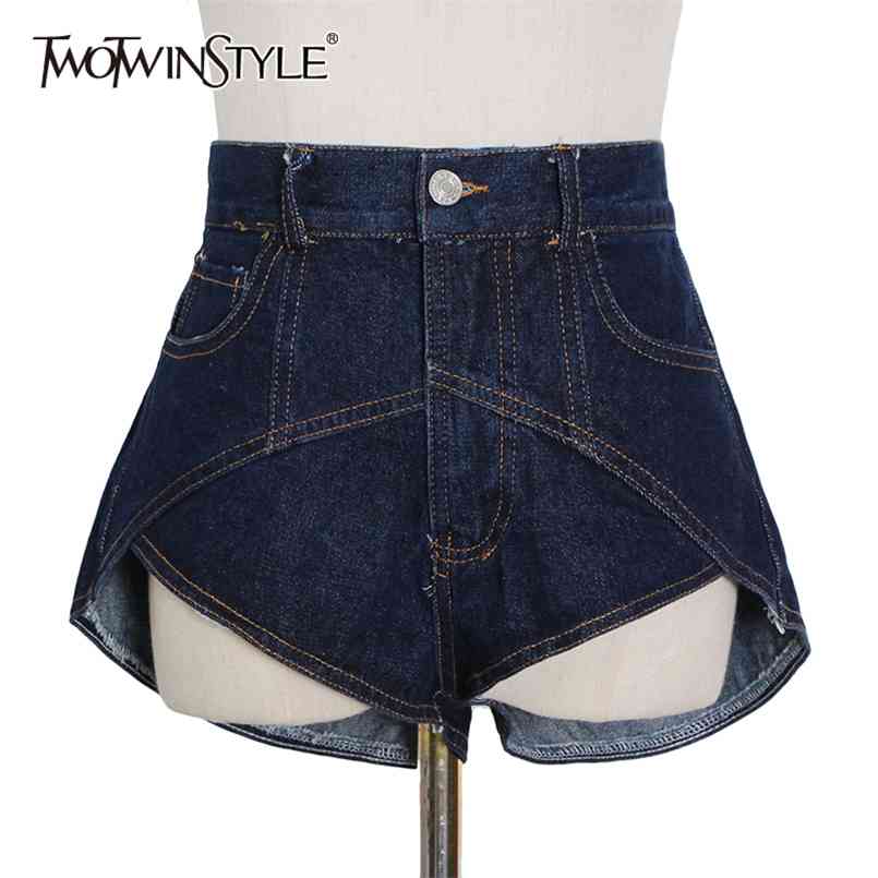 Irregular Slim Denim Short For Women High Waist Sexy Casual Shorts Female Fashion Clothing Summer Style 210521, Darkblue
Irregular Slim Denim Short For Women High Waist Sexy Casual Shorts Female Fashion Clothing Summer Style 210521, Darkblue