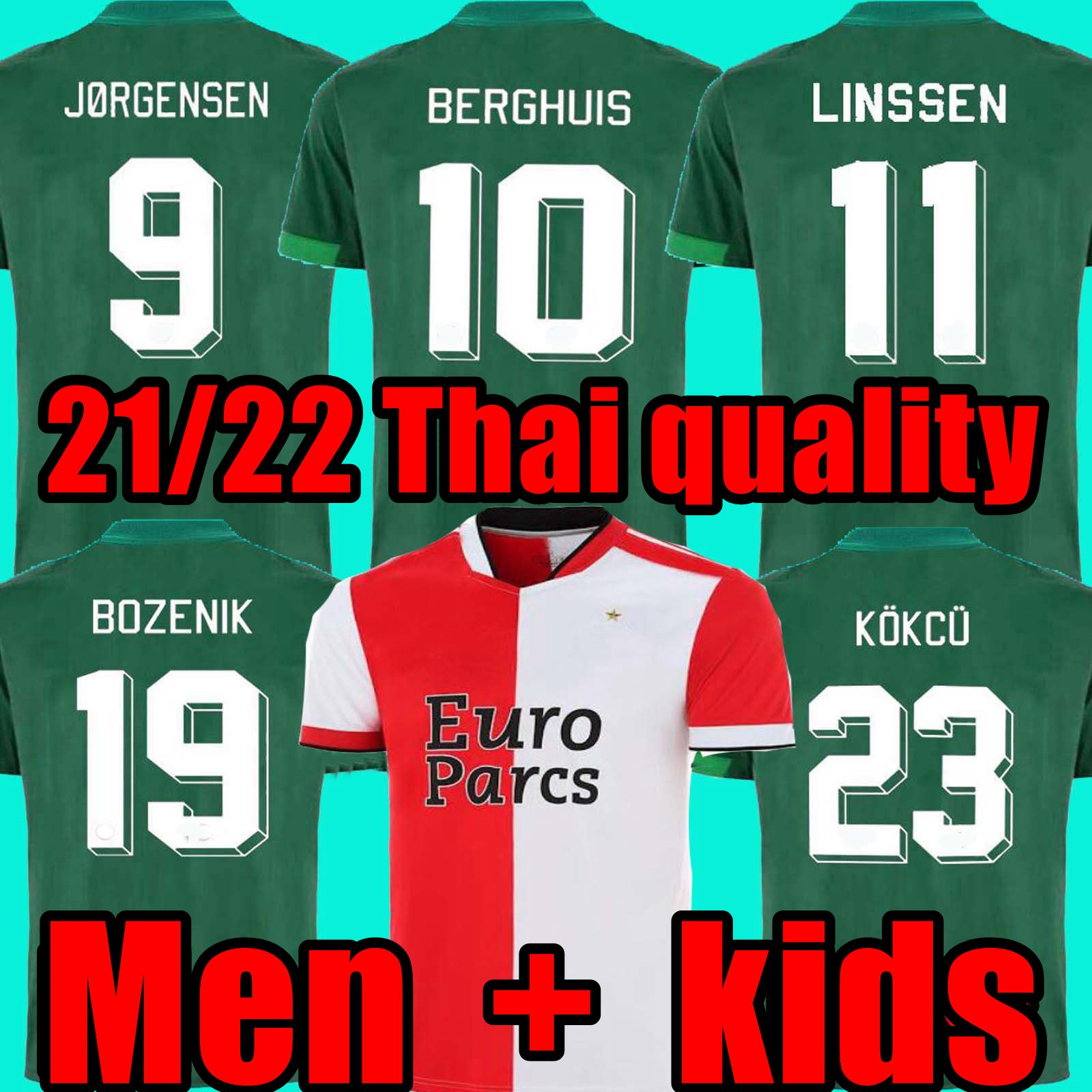 new Feyenoord 21 22 maillot de football V.PERSIE HOME extérieur vert 2022 Support complet JORGENSEN BERGHUIS NARSINGH BOZENIK KOKCU TOORNSTR, Black;yellow
new Feyenoord 21 22 maillot de football V.PERSIE HOME extérieur vert 2022 Support complet JORGENSEN BERGHUIS NARSINGH BOZENIK KOKCU TOORNSTR, Black;yellow