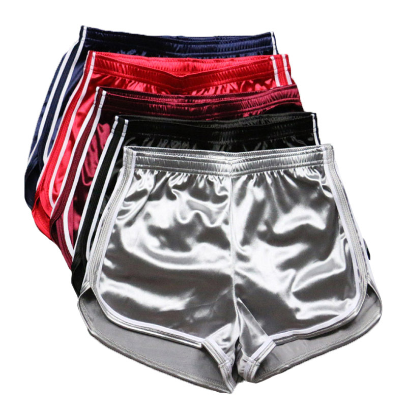 Entraînement Sweatshorts Coton Vêtements Été Haute taille Maillots de bain Maillots de bain Maillots de bain Silk Slim Plage Casual Shorts