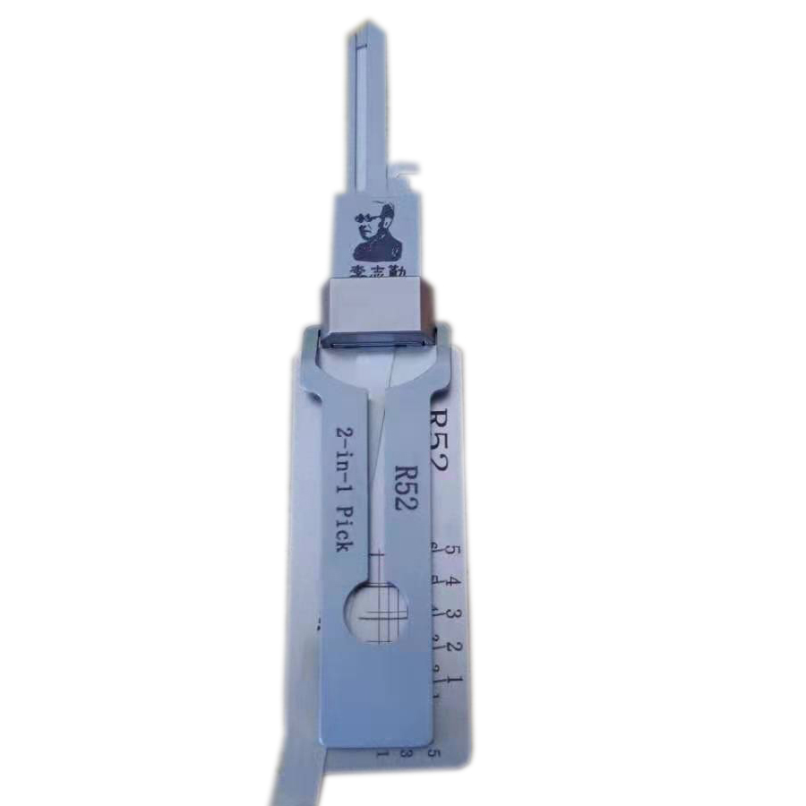 Professional Original Locksmith Tools Lishi R52 2 IN 1 Lock Pick and Decoder for Home Door Locks
Professional Original Locksmith Tools Lishi R52 2 IN 1 Lock Pick and Decoder for Home Door Locks