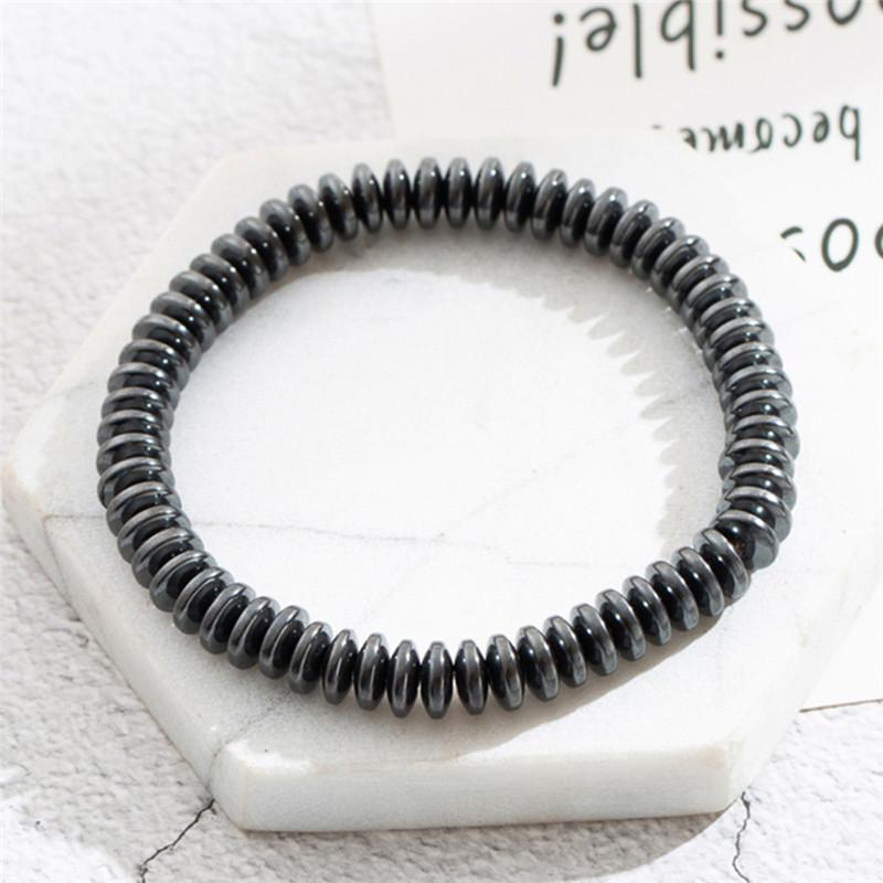 Beaded, Strands Black Beads Men's Bracelet High Quality Hematite Lucky Head Bead For Men Charm Square Elastic Bracelets 2021
Beaded, Strands Black Beads Men's Bracelet High Quality Hematite Lucky Head Bead For Men Charm Square Elastic Bracelets 2021