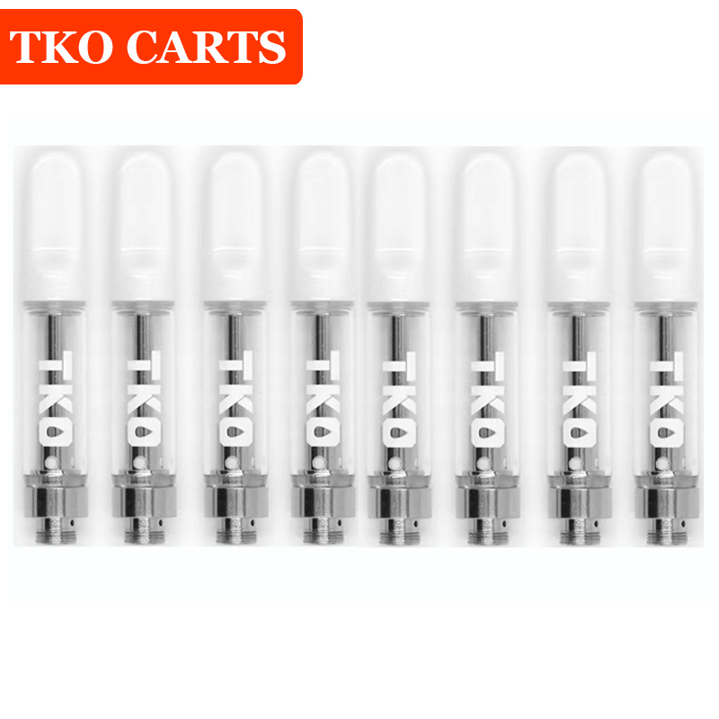 TKO Extracts Sauce Atomizers 0.8ml 1ml Ceramic Coil Atomizer Empty Vaporizer Cartridges Thick Oil Matte Black Tip 510 Thread Vape Carts
TKO Extracts Sauce Atomizers 0.8ml 1ml Ceramic Coil Atomizer Empty Vaporizer Cartridges Thick Oil Matte Black Tip 510 Thread Vape Carts