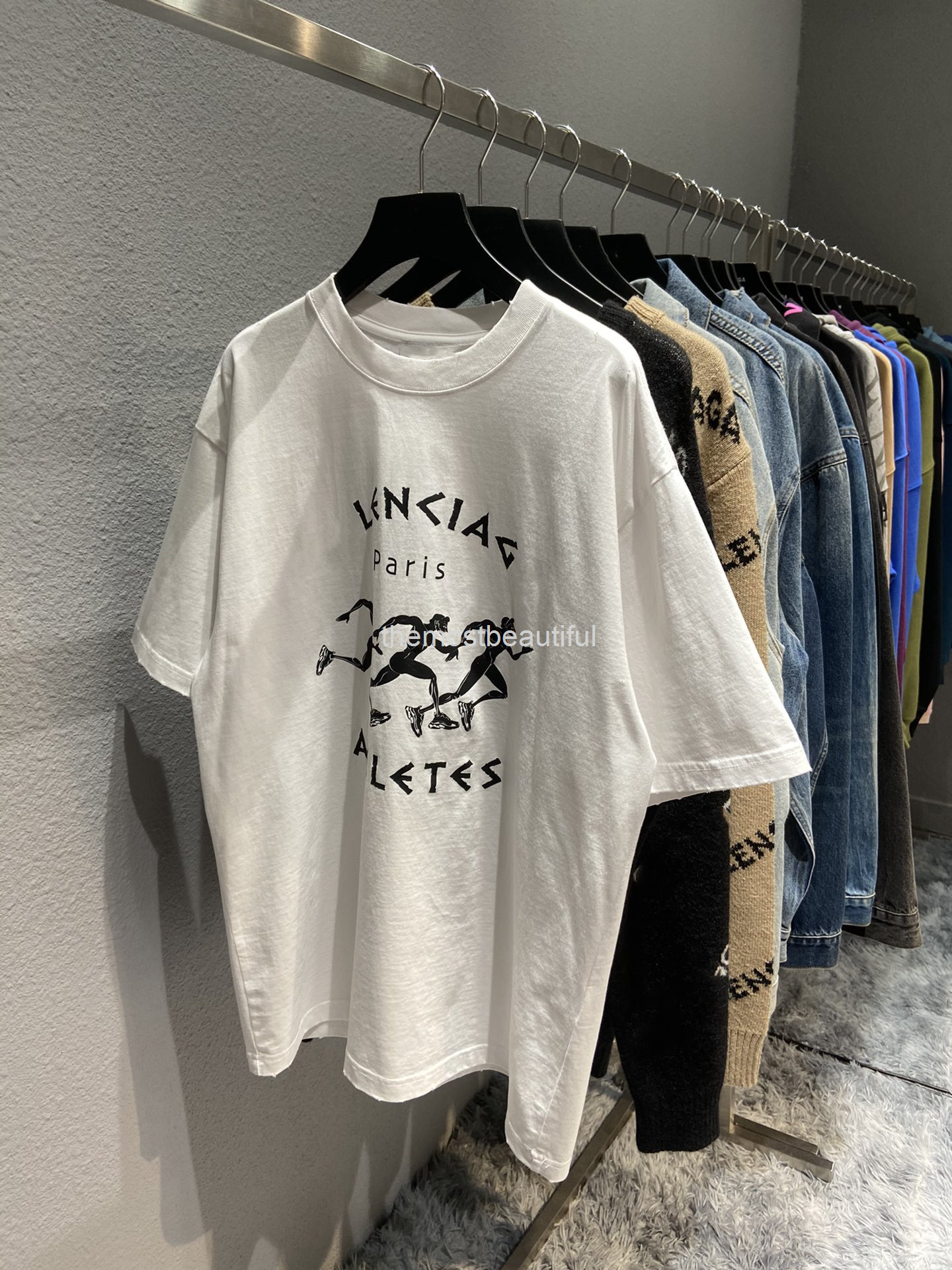 Women's T-Shirt Spring and summer high version b sports running printed Pullover round neck loose wo same T-shirt short sleeve, 2# packing bag
Women's T-Shirt Spring and summer high version b sports running printed Pullover round neck loose wo same T-shirt short sleeve, 2# packing bag