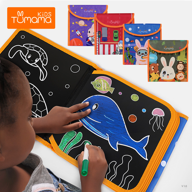 Tumama animal coloring book DIY blackboard drawing with felt-tip pen children toys birthday gift Libro Pizarra
Tumama animal coloring book DIY blackboard drawing with felt-tip pen children toys birthday gift Libro Pizarra