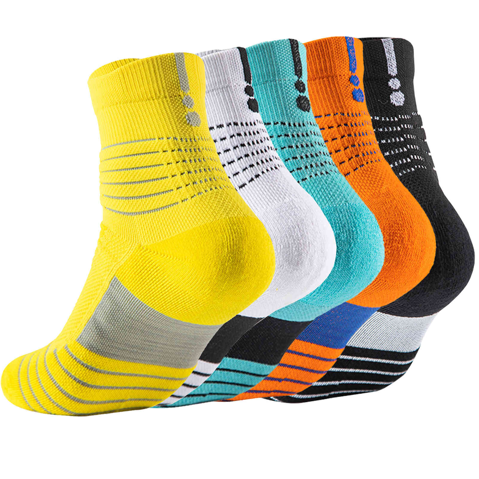 Sport Socks Football Cycling Soccer Compression Running Bike Fitness Hiking Outdoor Men Women, Black;white
Sport Socks Football Cycling Soccer Compression Running Bike Fitness Hiking Outdoor Men Women, Black;white