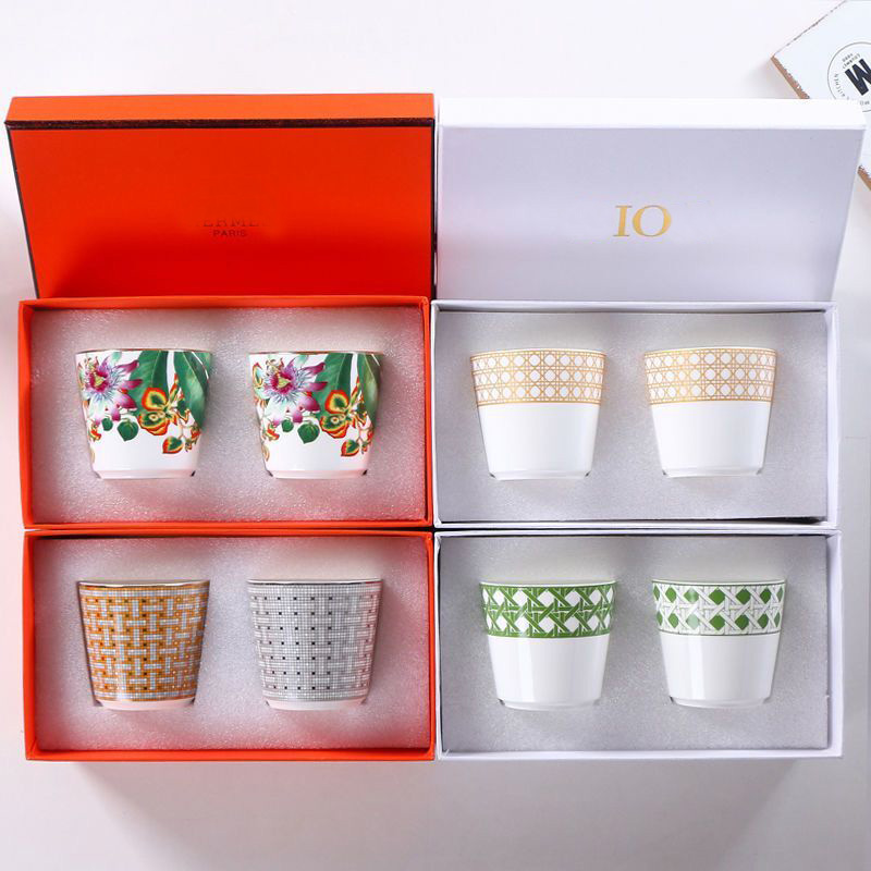 Breakfast milk Mugs European-style bone china couples pair of cups and water cups combined gift boxed, Customize
Breakfast milk Mugs European-style bone china couples pair of cups and water cups combined gift boxed, Customize