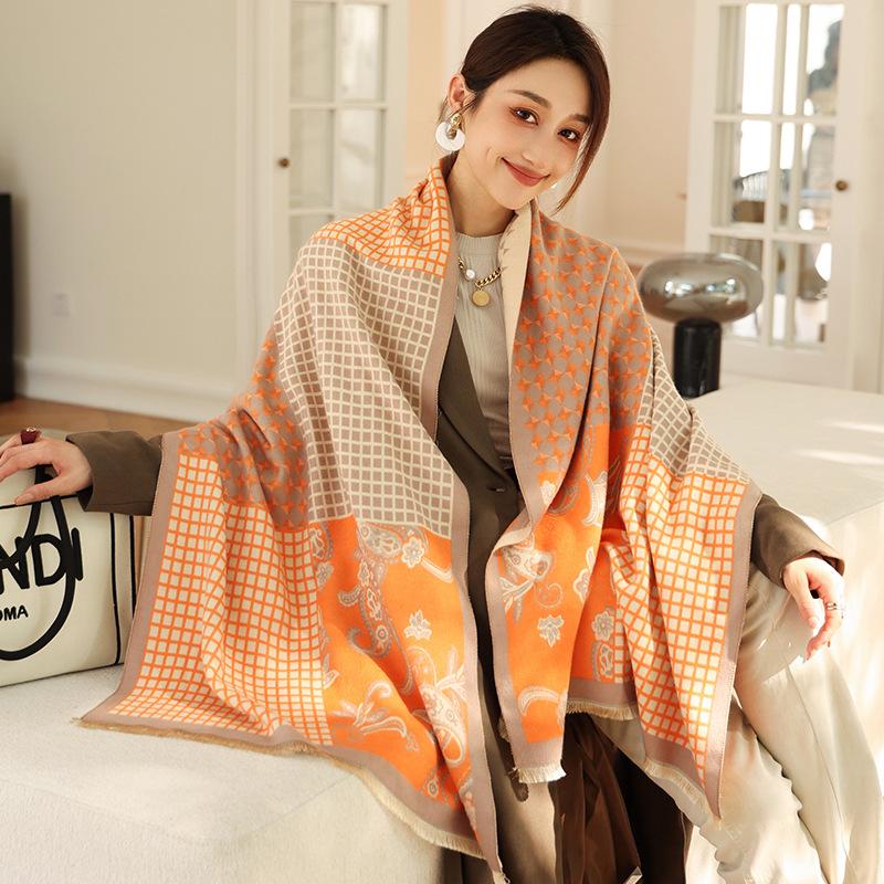 Scarves Plaid Print Cashmere Scarf Women Warm Neckerchief Lady Shawls And Wraps Blanket Echarpe Winter Bufanda Long Pashmina Hijab 2021
Scarves Plaid Print Cashmere Scarf Women Warm Neckerchief Lady Shawls And Wraps Blanket Echarpe Winter Bufanda Long Pashmina Hijab 2021