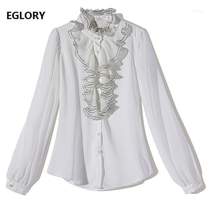 High Quality Brand Blouse Shirt 2021 Spring Summer Blouses Women Ruffle Deco Long Sleeve Elegant Silk Tops White Black XL1
High Quality Brand Blouse Shirt 2021 Spring Summer Blouses Women Ruffle Deco Long Sleeve Elegant Silk Tops White Black XL1