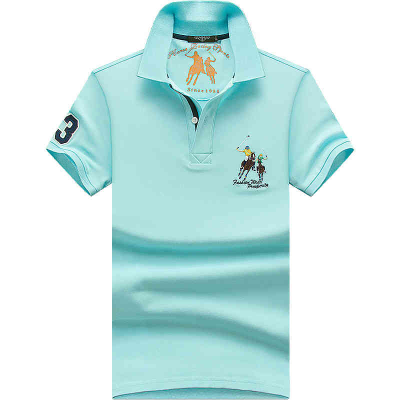 Trend T-shirt Polo Shirt Men's Short Sleeve Lapel Summer Embroidered Horse Clothes Business Large, 1816 royal blue
Trend T-shirt Polo Shirt Men's Short Sleeve Lapel Summer Embroidered Horse Clothes Business Large, 1816 royal blue