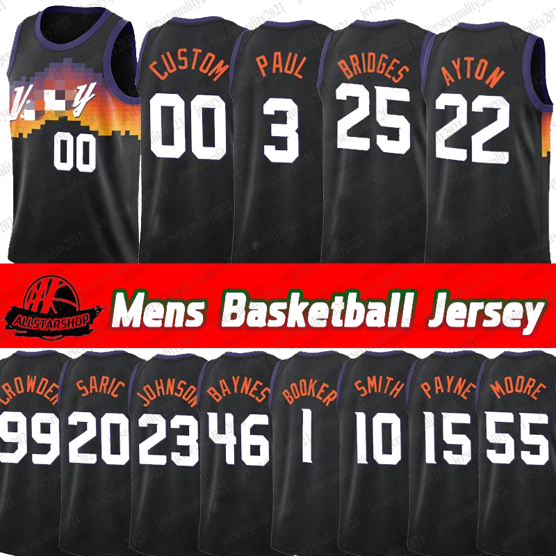 2021 New Mens Jersey Devin Booker Chris 3 Paul Deandre 22 Ayton Mikal 25 Bridges Any Player Custom Basketball Jerseys
2021 New Mens Jersey Devin Booker Chris 3 Paul Deandre 22 Ayton Mikal 25 Bridges Any Player Custom Basketball Jerseys