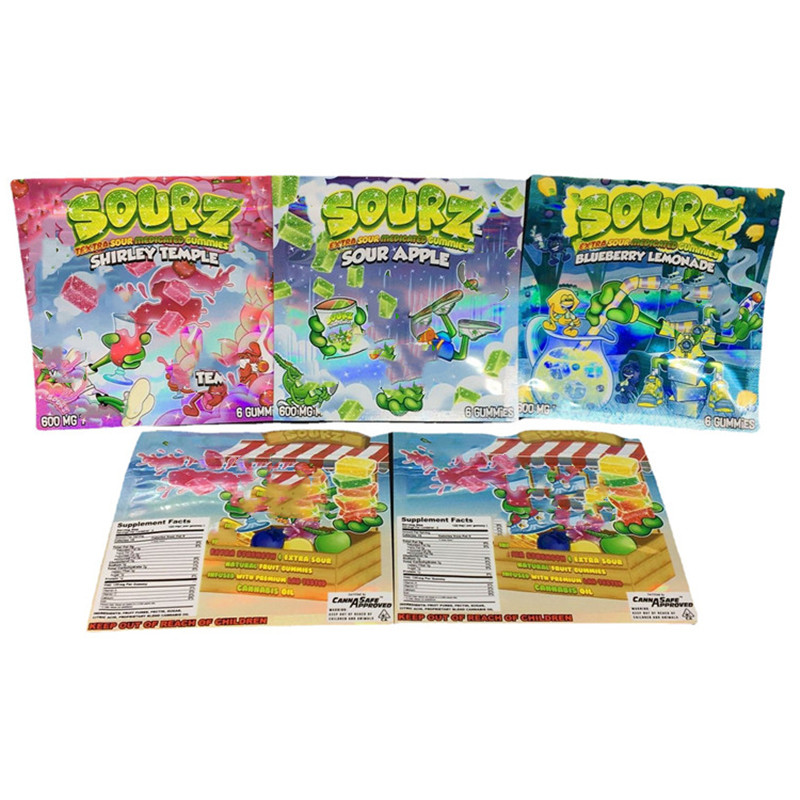 sourz gummies sours pack Packaging Bags 600MG Cherry sour punch bites Zip Lock Edibles Retail Candy Gummy packing Bag Dry Flower SmellProof Mylar edible
sourz gummies sours pack Packaging Bags 600MG Cherry sour punch bites Zip Lock Edibles Retail Candy Gummy packing Bag Dry Flower SmellProof Mylar edible