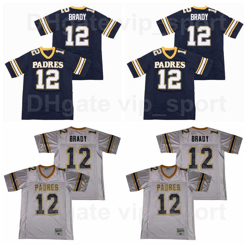 Men Junipero Serra Padres Football 12 Tom Brady High School Jersey Navy Blue Grey Team Color Away Stitched Sport Breathable Good Quality, 12 grey
Men Junipero Serra Padres Football 12 Tom Brady High School Jersey Navy Blue Grey Team Color Away Stitched Sport Breathable Good Quality, 12 grey