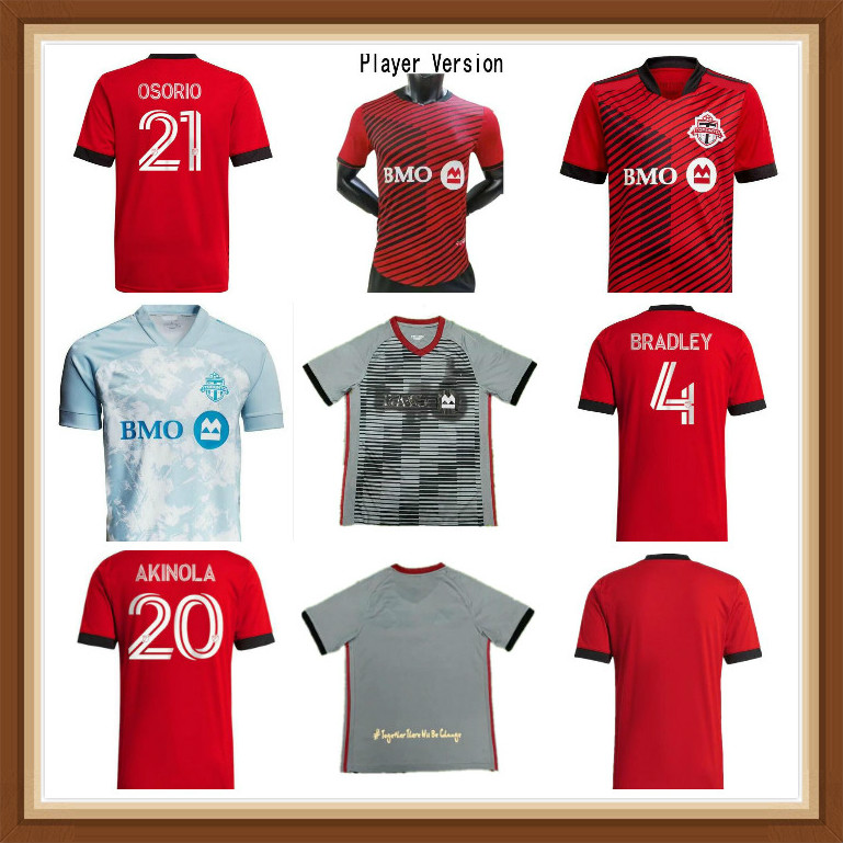 Player version 2021 2022 Toronto FC soccer Jerseys home kit 21 22 camisetas Bradley ALTIDORE Pozuelo AKINOLA OSORIO P. PIATTI football shirts uniform, Grey
Player version 2021 2022 Toronto FC soccer Jerseys home kit 21 22 camisetas Bradley ALTIDORE Pozuelo AKINOLA OSORIO P. PIATTI football shirts uniform, Grey
