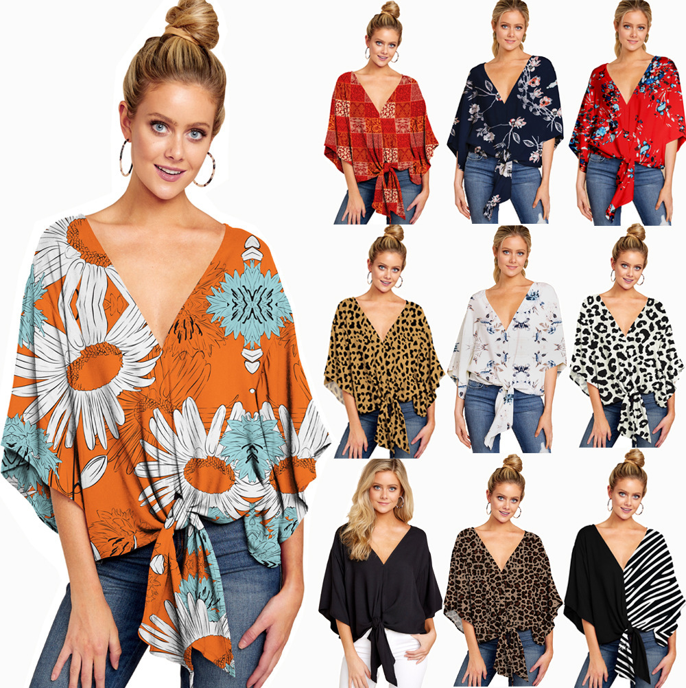 Summer Casual Loose Women Blouse Plus Size 5XL Batwing Sleeve Deep V Shirts Femme Print Tie Cotton Irregular Pullovers Female, White flower
Summer Casual Loose Women Blouse Plus Size 5XL Batwing Sleeve Deep V Shirts Femme Print Tie Cotton Irregular Pullovers Female, White flower