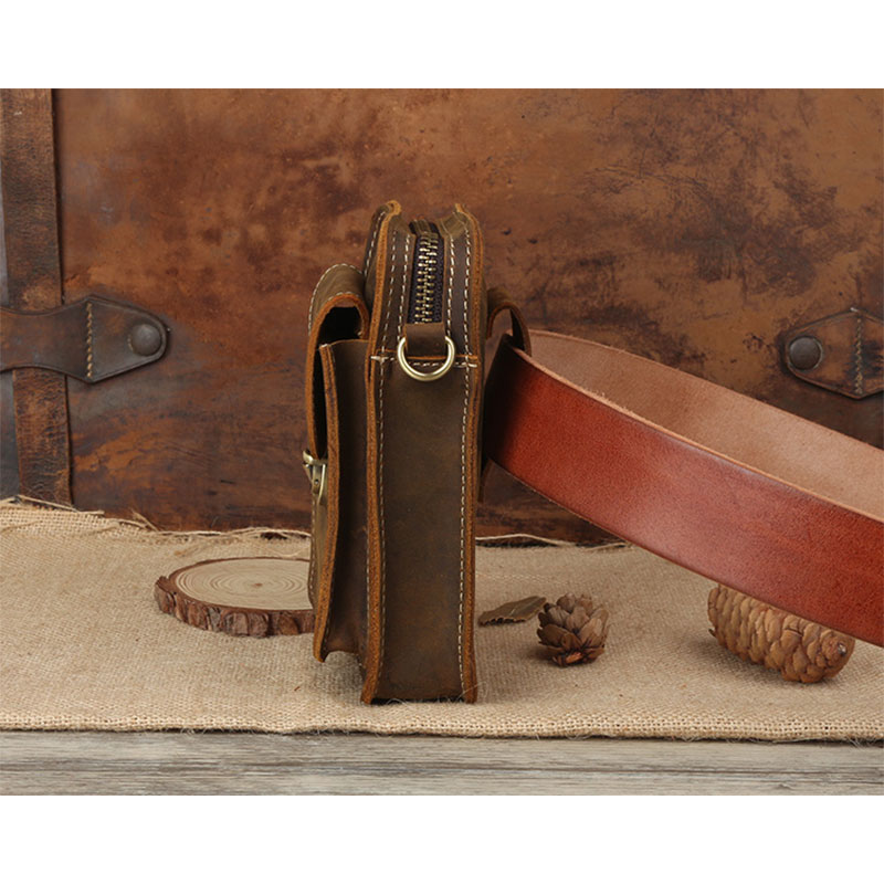 Men Genuine Leather Waist Packs Vintage Hip Bum Belt Travel Phone Pouch Fanny Shoulder Bags, Brown
Men Genuine Leather Waist Packs Vintage Hip Bum Belt Travel Phone Pouch Fanny Shoulder Bags, Brown
