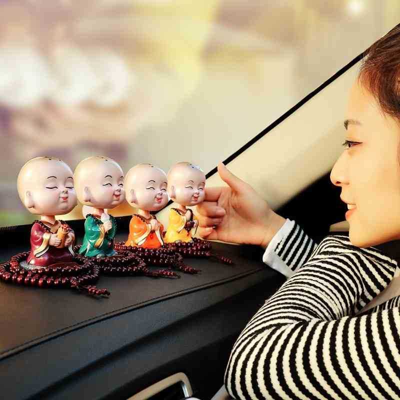 Car Buddha creative shaking his head little monk resin high-grade cartoon cute doll car interior decoration
Car Buddha creative shaking his head little monk resin high-grade cartoon cute doll car interior decoration