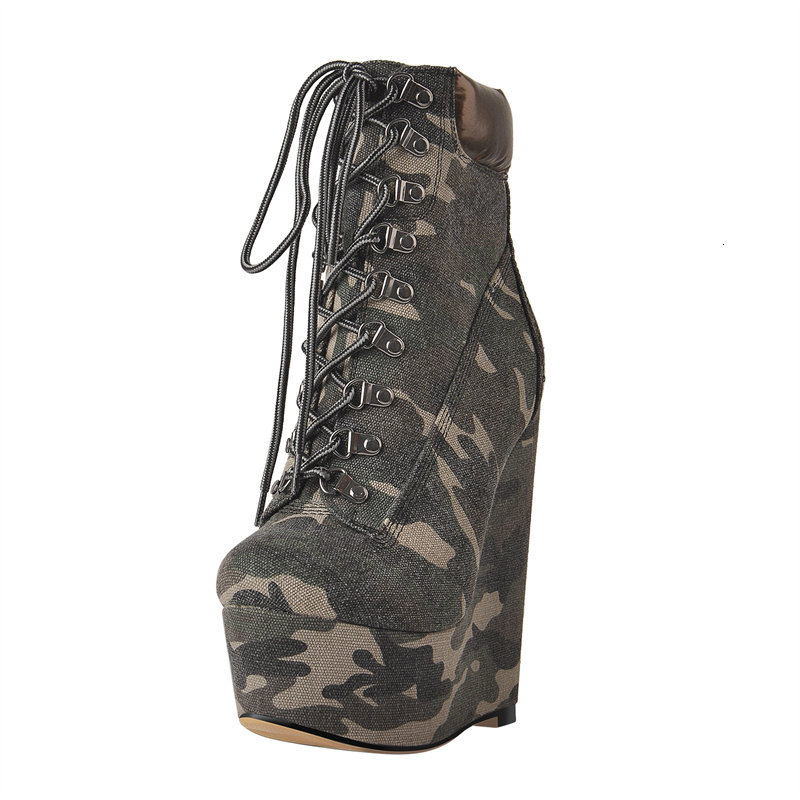 dress shoes onlymaker inverno feminino laço-up tornozelo botas plataforma rebanho preto camuflagem cunhas salto booties confortável conciso, Black
dress shoes onlymaker inverno feminino laço-up tornozelo botas plataforma rebanho preto camuflagem cunhas salto booties confortável conciso, Black