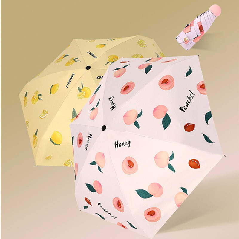 Portable Fruit Umbrellas Clear Folding Manual Umbrellas For Children Women UV Rain Umbrellas
Portable Fruit Umbrellas Clear Folding Manual Umbrellas For Children Women UV Rain Umbrellas