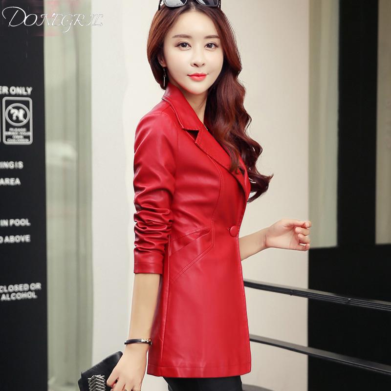 Women's Leather & Faux 2021 Autumn/winter Jacket Pu Trench Europe Style Outerwear Fashion Clothing Coat Femal, Black
Women's Leather & Faux 2021 Autumn/winter Jacket Pu Trench Europe Style Outerwear Fashion Clothing Coat Femal, Black