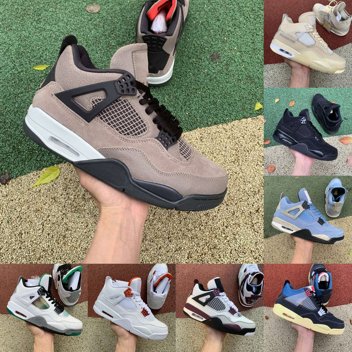 top quality Jumpman 4 high 4s basketball shoes men's University Blue White Sail Metallic Purple sneakers Black Cat Lucid Green Rasta Cactus Jack trainer sports shoe, 10
top quality Jumpman 4 high 4s basketball shoes men's University Blue White Sail Metallic Purple sneakers Black Cat Lucid Green Rasta Cactus Jack trainer sports shoe, 10