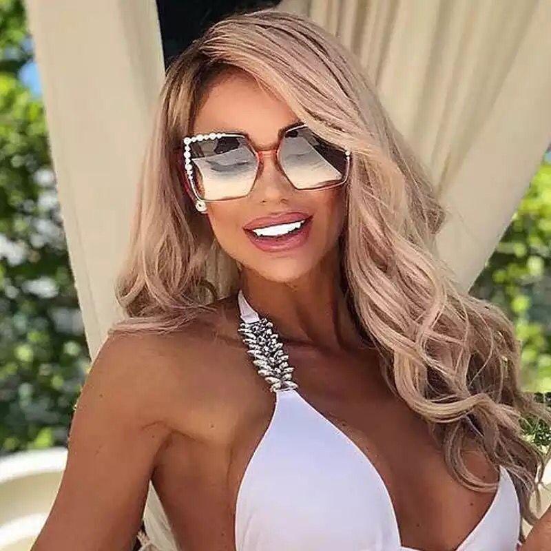 Sunglasses Oversized Square Sun Glasses Ladies 2021 Luxury Pearl Women Brand Designer Fashion Shades Big Frame Oculos
Sunglasses Oversized Square Sun Glasses Ladies 2021 Luxury Pearl Women Brand Designer Fashion Shades Big Frame Oculos