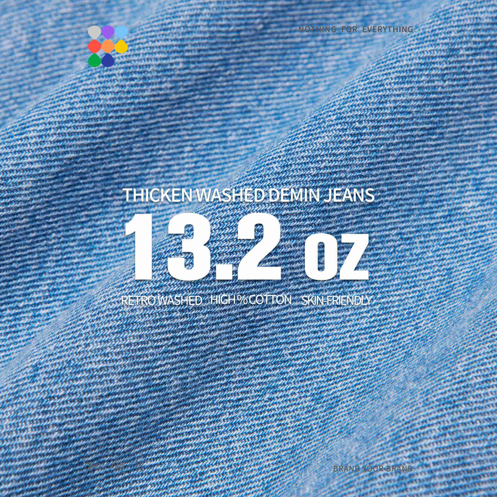 INFLATION Mens Fashion Jeans Loose Straight Denim Pants Casual Blue Unisex Distressed Baggy Trousers 211111