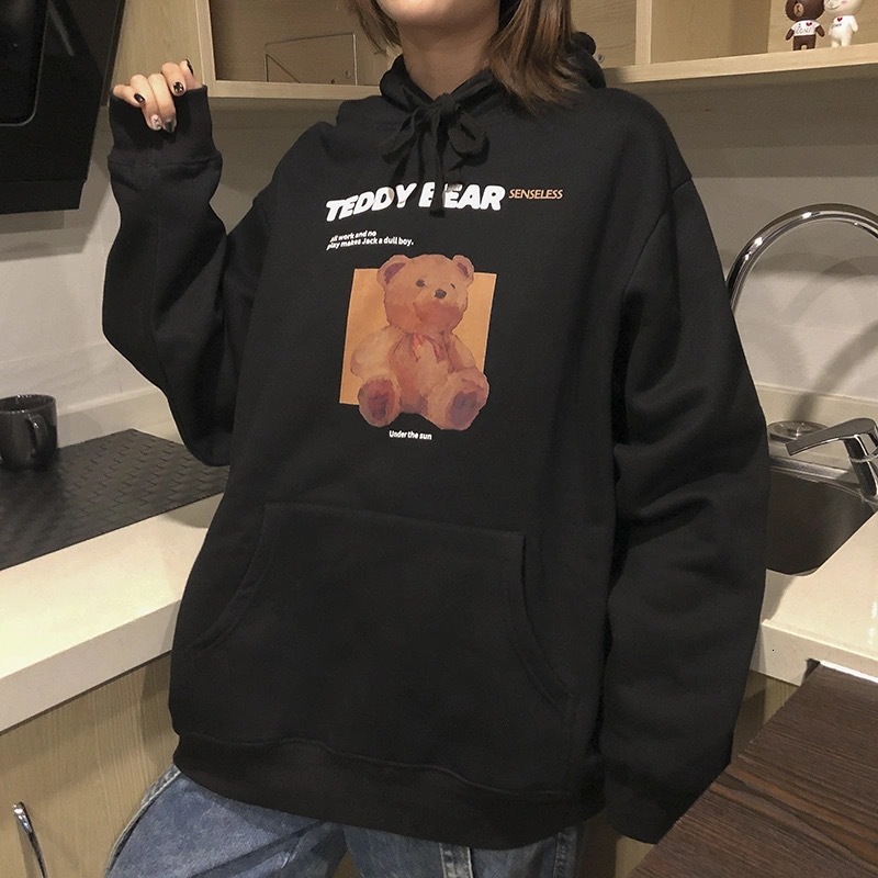 women's hoodies & sweatshirts bear print men hip hop streetwear winter fleece cotton pullover black retro hoodie autumn dsfn
women's hoodies & sweatshirts bear print men hip hop streetwear winter fleece cotton pullover black retro hoodie autumn dsfn