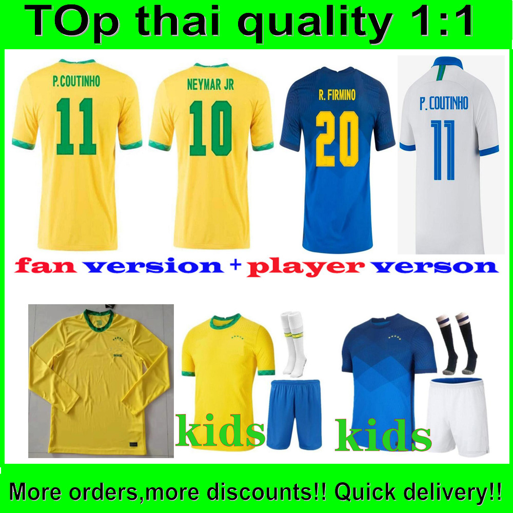 BRASIL NERES soccer jersey top thai quality camiseta de futebol G.JESUS COUTINHO Men + Kids kit set uniforms fan and palyer version customized name, Away fan
BRASIL NERES soccer jersey top thai quality camiseta de futebol G.JESUS COUTINHO Men + Kids kit set uniforms fan and palyer version customized name, Away fan