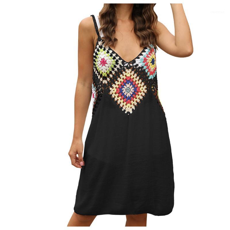 Casual Dresses Swimsuit Beach Cover Up Women Dress Sunscreen Ethnic Patterns Vintage Hollow Out Loose Vestidos De Verano, White
Casual Dresses Swimsuit Beach Cover Up Women Dress Sunscreen Ethnic Patterns Vintage Hollow Out Loose Vestidos De Verano, White