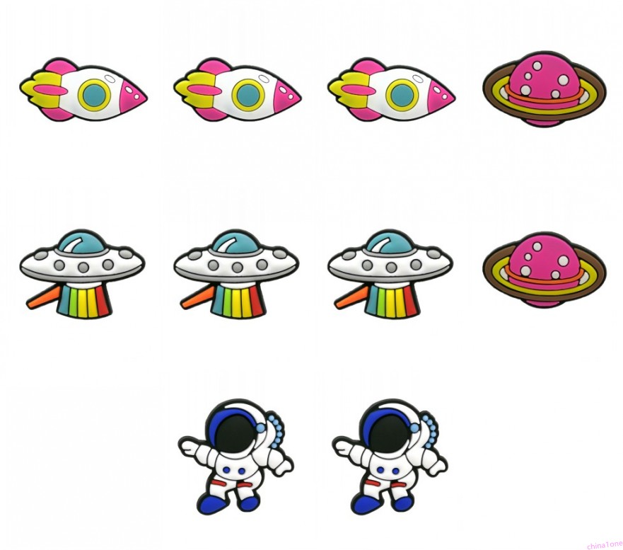 moq=2lots the space flight astronaut shoe charms wholesale jibitz for croc soft rubber PVC charm accessories promotional gift plastic ornaments, White;pink
moq=2lots the space flight astronaut shoe charms wholesale jibitz for croc soft rubber PVC charm accessories promotional gift plastic ornaments, White;pink