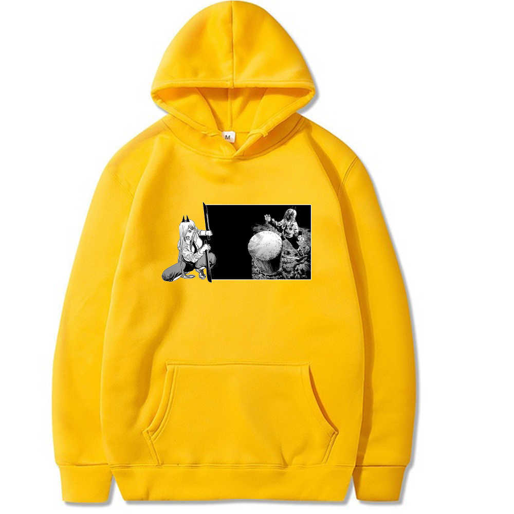 Anime Chainsaw Man Harajuku Unisex Hoodie Casual Streetwear Autumn P0811