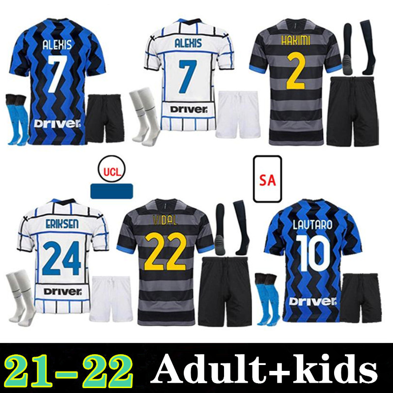Adult+kids kit INTER 2022 2021 soccer jersey LUKAKU MILAN VIDAL BARELLA LAUTARO ERIKSEN ALEXIS HAKIMI 20 21 football shirt uniforms men 4th fourth, Image
Adult+kids kit INTER 2022 2021 soccer jersey LUKAKU MILAN VIDAL BARELLA LAUTARO ERIKSEN ALEXIS HAKIMI 20 21 football shirt uniforms men 4th fourth, Image