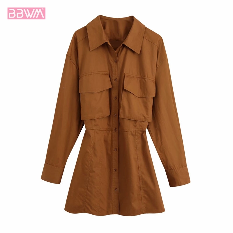 Lapel Long Sleeve Single-breasted Waist Hollow Long Chic Women's Jacket Korean Harajuku Fashion Female Coat 210507
