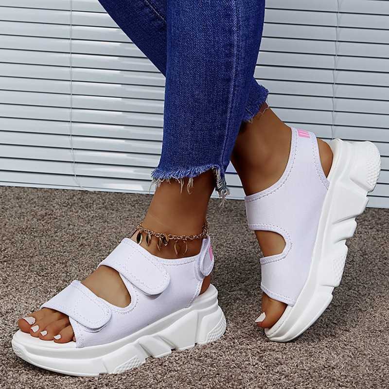 Women's Sandals Summer Comfortable Platform Sandals Female Shoes Girls Open Toe Slides Ladies Sneakers Casual Footwear 2021 Y0721, Black
Women's Sandals Summer Comfortable Platform Sandals Female Shoes Girls Open Toe Slides Ladies Sneakers Casual Footwear 2021 Y0721, Black