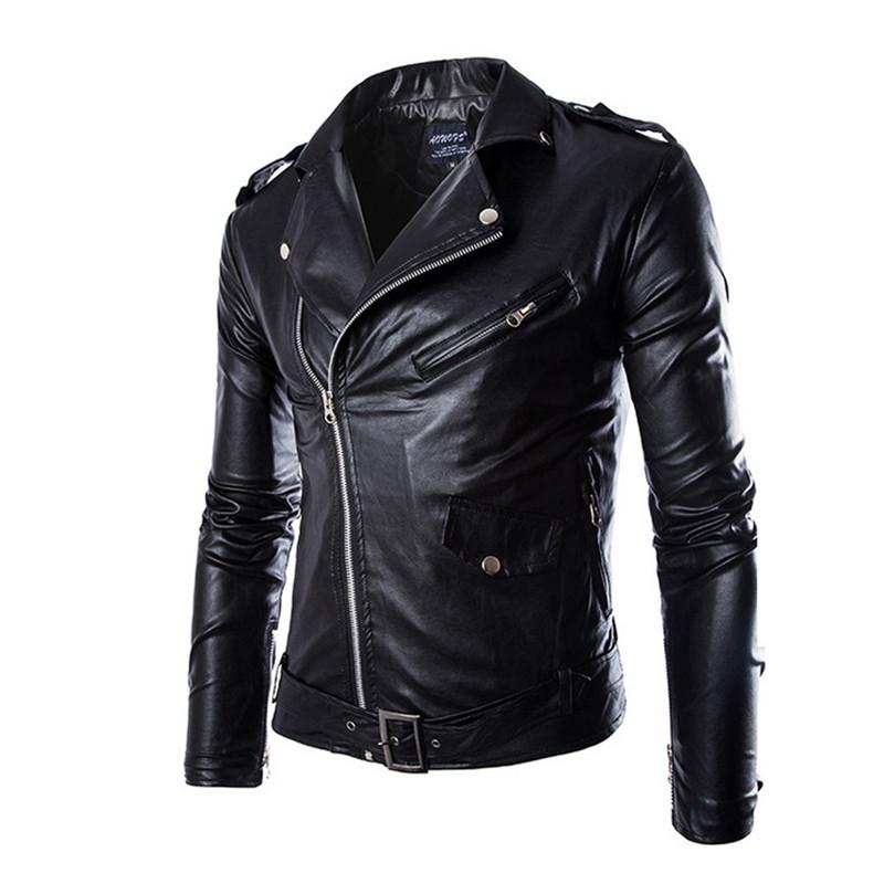 Men's Fur & Faux Fashion Men Leather Jacket Spring Autumn Slim Oblique Zipper PU Coat Mens Black White Locomotive Outerwear
Men's Fur & Faux Fashion Men Leather Jacket Spring Autumn Slim Oblique Zipper PU Coat Mens Black White Locomotive Outerwear