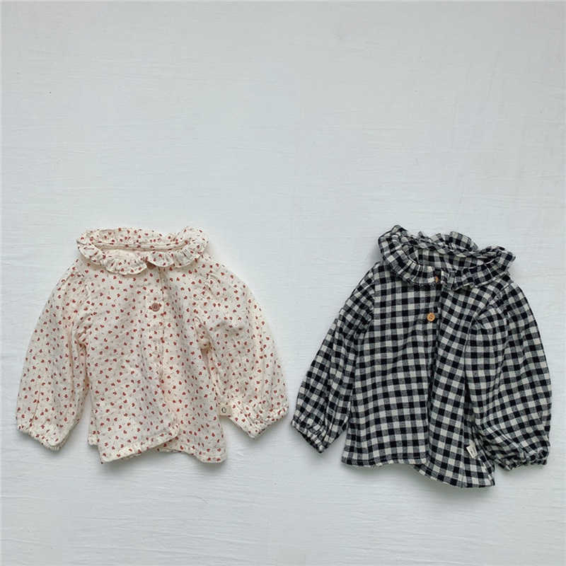 MILANCEL baby blouse toddler boys shirt single breast infant boy base tops 210713